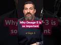 Why Omega-3 is so important! #huberman #hubermanlab #andrewhuberman #omega3 #fitness #gym #health