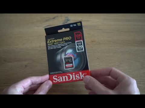 Just Unboxings 📦  SanDisk Extreme PRO 128GB 💾  SDXC UHS-I 170mb/s SD Card 🔊 ASMR Unboxing