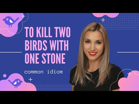 COMMON IDIOM: To Kill Two Birds with One Stone