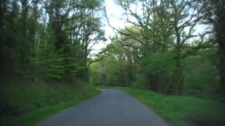 preview picture of video 'Driving On The D50a From Peumerit-Quintin To Kersollec, Brittany, France  23rd April 2011'