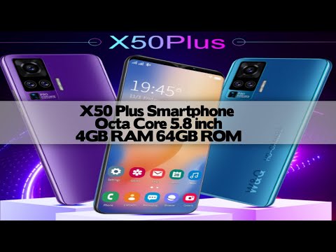 X50 Plus Smartphone- MT6763 Octa Core- 5.8 inch Smart screen- 4GB RAM// 64GB ROM//-