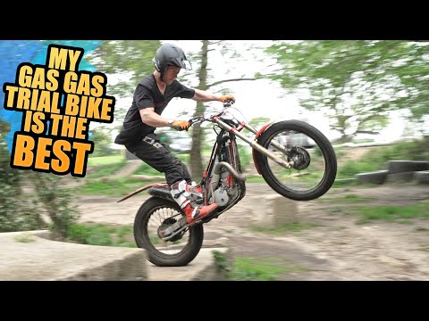 RIDING MY GAS GAS TRIAL BIKE IS THE BEST - EPIC TRIAL BIKE PARK!