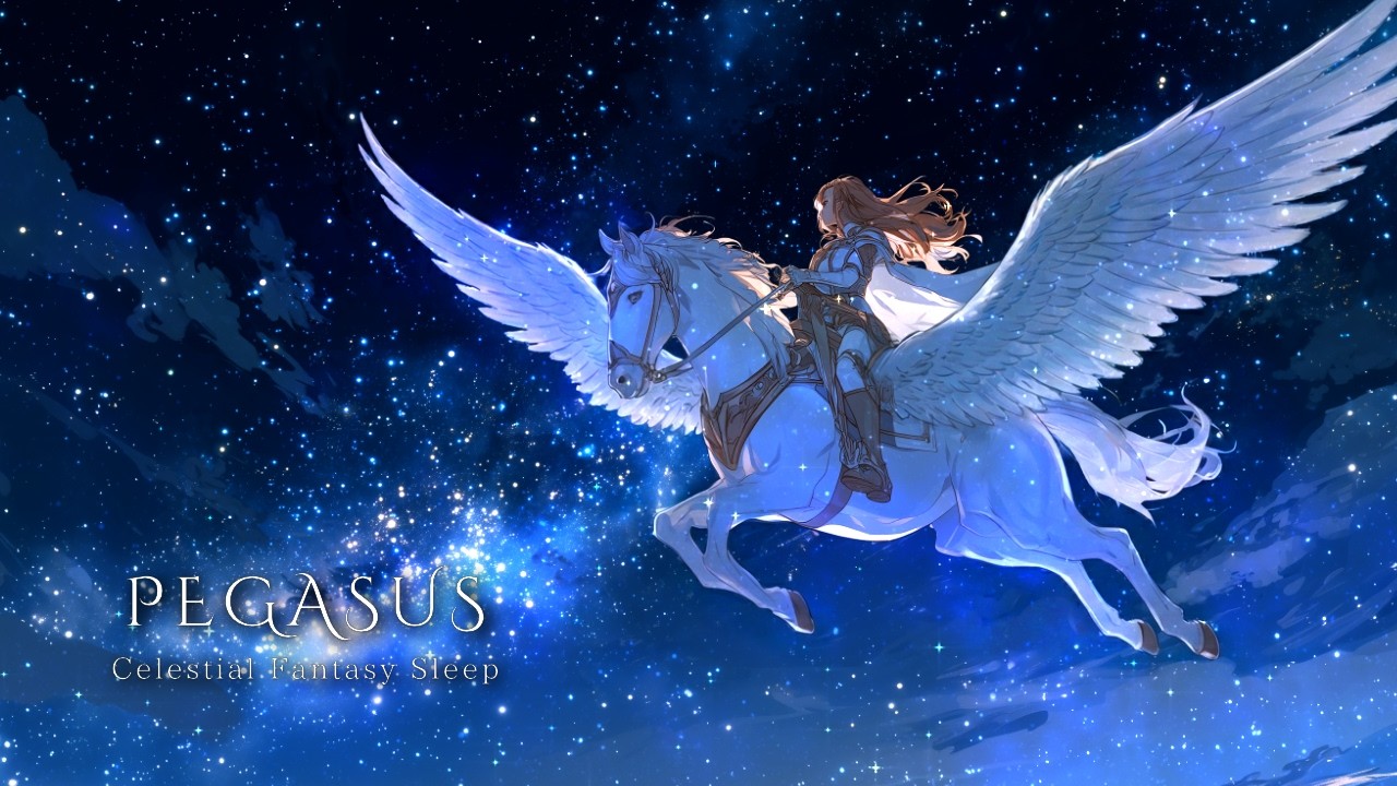 Pegasus Dashing Through the Stars | Atmospheric Fantasy Music for Deep Sleep