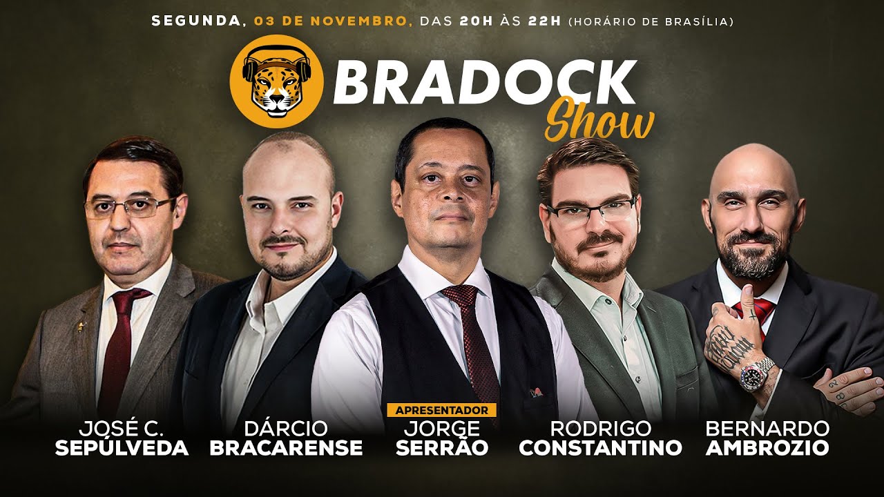 Bradock Show 03/11/25 - Serrão, Constantino, Dárcio Bracarense, José Sepúlveda e Bernardo Ambrozio