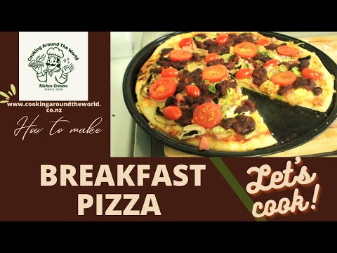 English Breakfast Pizza | English Toppings On An Italian Base |