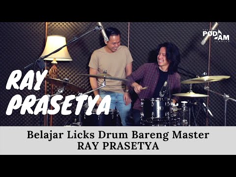 PODJAM - Belajar Licks Drum Bareng Master RAY PRASETYA