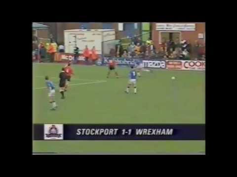 Stockport County 1 Wrexham 1, Wrexham 3 Peterborough United 3 - 1994/95 Season
