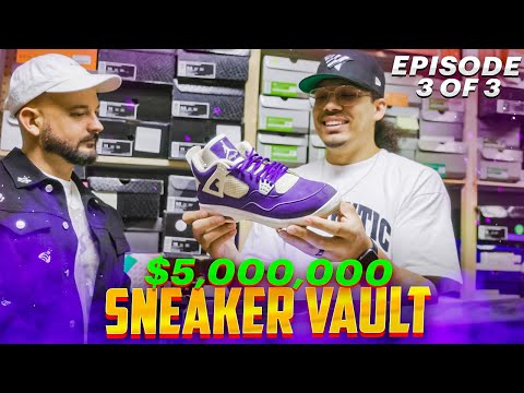 $5 Million Sneaker Vault Biggest Collection In The World (Episode 3 of 3) "SNEAK INSIDE"