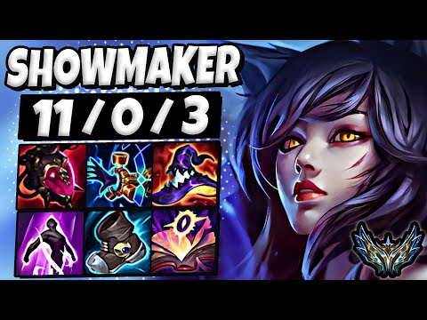 DK ShowMaker Ahri vs Syndra [ MID ] Korea Challenger 1829 LP | Patch 25.24