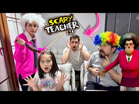 SCARY TEACHER DELİ ÖĞRETMEN ZEYNEP HİRANUR/بابا جاب لي بالون - جنى مقداد | طيور بيبي