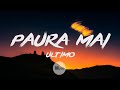 PAURA MAI - Ultimo (Lyrics | Testo)