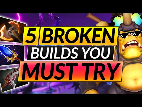 Top 5 MOST BROKEN BUILDS to ABUSE RIGHT NOW - These Items WIN GAMES - Dota 2 Guide