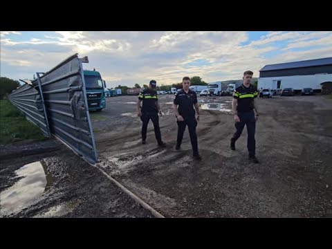 Au ascuns masina polițistului cu ferma de pori,  dar am găsit-o pitulată, cu poliția))