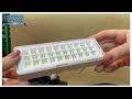Luminária de Emergência 30 Leds 2w Bivolt - cód 21109 - BRANCO FRIO