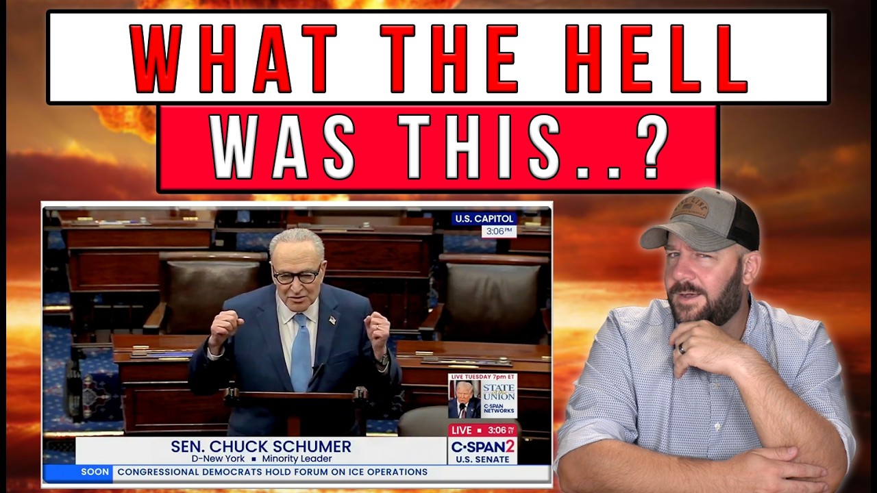 JUST NOW | Schumer Crashes OUT On The Senate Floor In Detached Ramble Of A "Resistance" Speech...