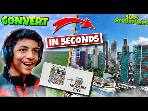 MINECRAFT BUT YOU CAN MAKE A WHOLE CITY IN SECONDS | INSTANT BUILDS