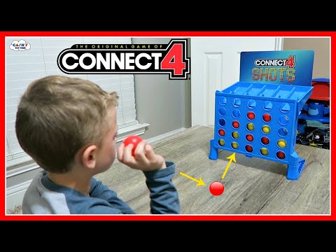CONNECT 4 Shots Bounce Em In 4 The Win Game Review