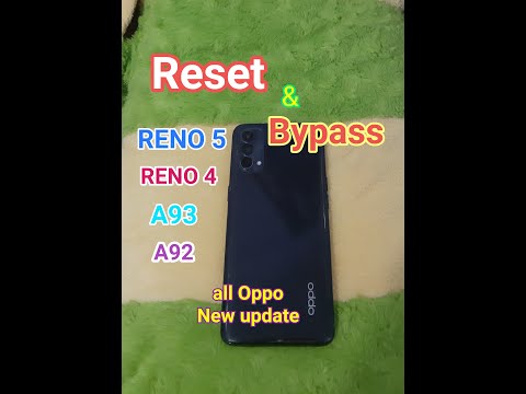 Bypass FRP OPPO RENO 4 /RESET and REMOVE ACCOUNT GOOGLE 2021 - ALL OPPO. 100% DONE