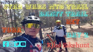 Star Wars trail  Banff  Canada  mountain bike trai