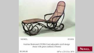 preview picture of video 'Antique Bentwood Thonet style(19/20th Cent) adjustable'