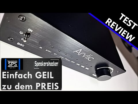 ARYLIC B50 günstiger Mini Verstärker Test | Review | Guter China Verstärker günstig für HiFi Anlage.