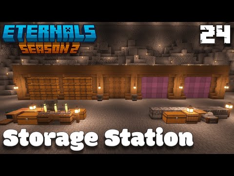 SECRET!! Insane Storage System Guide! StumpsMC Minecraft