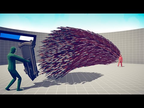 ZOMBIE MIRROR SHIELD vs EVERY GOD WITH HEALTHBARS - TABS | Totally Accurate Battle Simulator