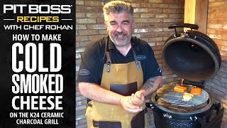 Cold Smoking Cheese in the Pit Boss K24 Ceramic Charcoal Grill | Pit Boss Grills Recipes