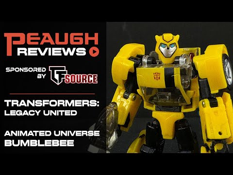 Video Review: Transfomers Legacy United - Deluxe Animated Universe BUMBLEBEE