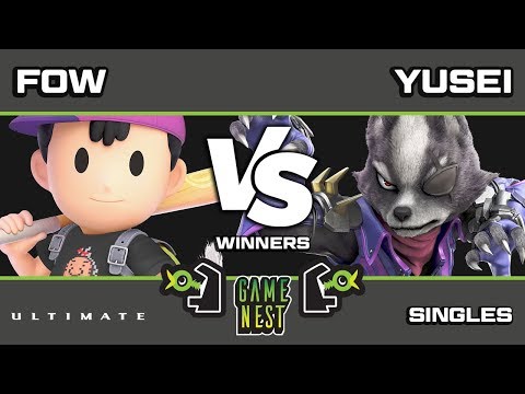 Game Nest Smash It Up: Fow (Ness) vs Yusei (Wolf) - Winners Round 3