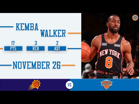 Kemba Walker's Full Game Highlights: 17 PTS, 3 REB, 2 AST vs Suns | 2021-2022 NBA Season | 11/26