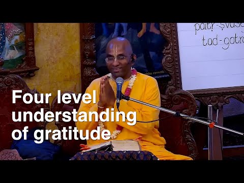 Four level understanding of gratitude, class summary || Chaitanya Charan