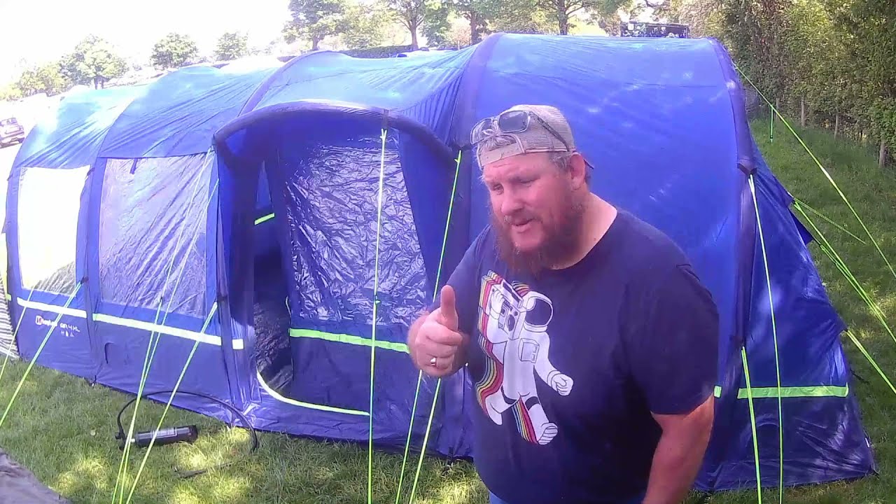 Watch video Berghaus Tent AIR 4 XL Timelapse Set Up Now Berghaus Tent AIR 4 XL Timelapse Set Up