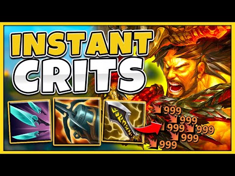 I Don't Think Trynd Can Melt Enemies Any Faster | 1 Strike = 1 Crit - League of Legends