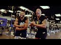 Dwayne The Rock Johnson S Workout With Superbowl Champ Aaron Donald Ram S Training Facility