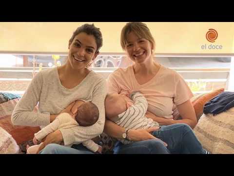 Agustina Cherri and Marcela Kloosterboer united by something very special during the filming of S...