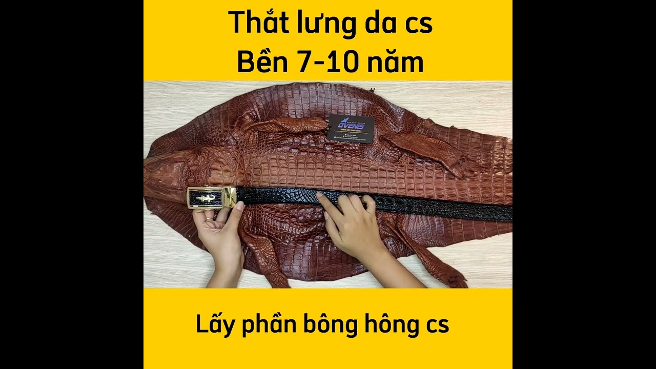 Thắt Lưng Nam Da Cá Sấu TS128