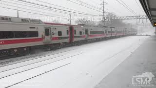 01-04-2018 Stratford, Connecticut -Grayson Winter Storm Train Arrival