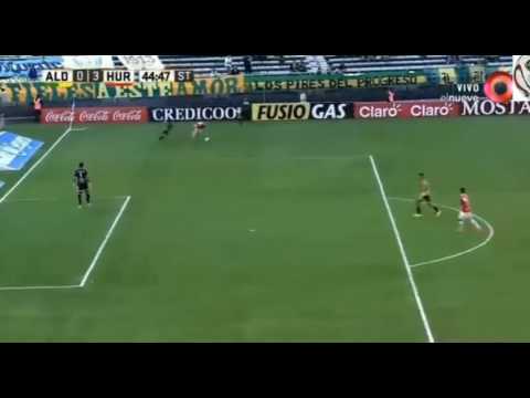 Gol de Briasco - Aldosivi 0 - 3 Huracan - Torneo de Argentina 2017