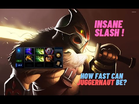 Dota 2| How fast double butterfly by Juggernaut??
