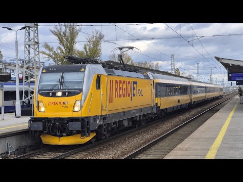 Popołudniowe pociągi na stacji Warszawa Wschodnia - Październik 2025