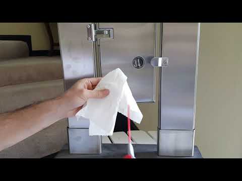 YouTube video about: How to clean stainless steel bathroom stalls?