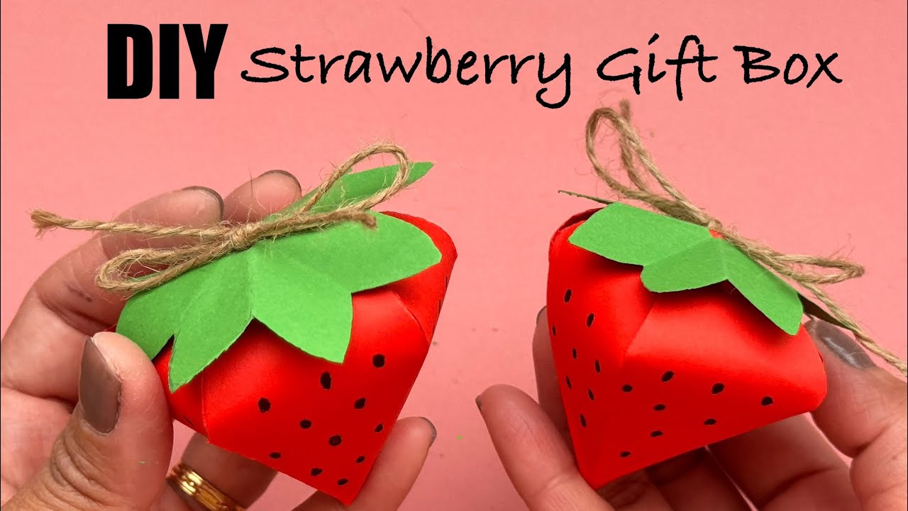 DIY Strawberry Gift Box | Cute & Easy Gift Idea!