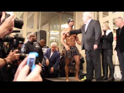 Official Jean Pascal vs.Lucian Bute Weigh-In from Montreal