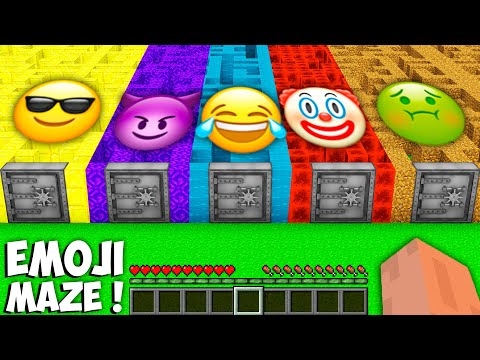 What is the BIGGEST MAZE TO CHOOSE DIRT vs DIAMOND vs WATER vs LAVA! SUPER DANGEROUS MAZE!