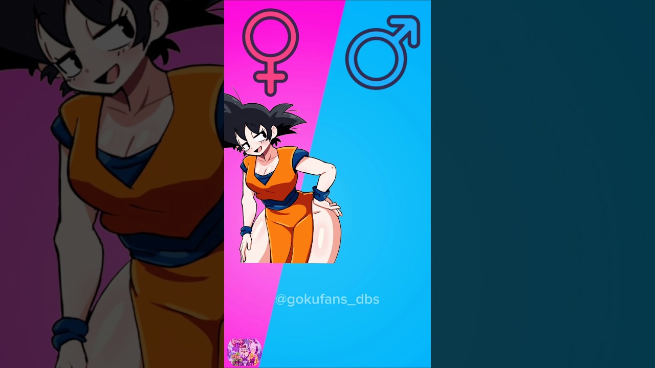 Dragon ball Character in Gender Bender Swap #shorts #goku #dbs #dragonball