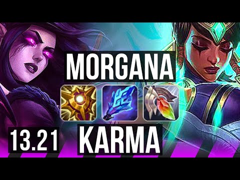 MORGANA & Jinx vs KARMA & Caitlyn (SUP) | Comeback, Rank 5 Morg | BR Grandmaster | 13.21