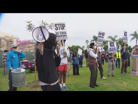 San Diego residents rally after ICE agent kills protester in Minneapolis