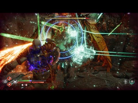 God of War Ragnarök Freya Saving Kratos From Gna Grab Animation