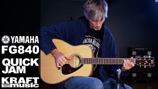 Video thumbnail for Yamaha FG840 - Quick Jam by Kraft Music